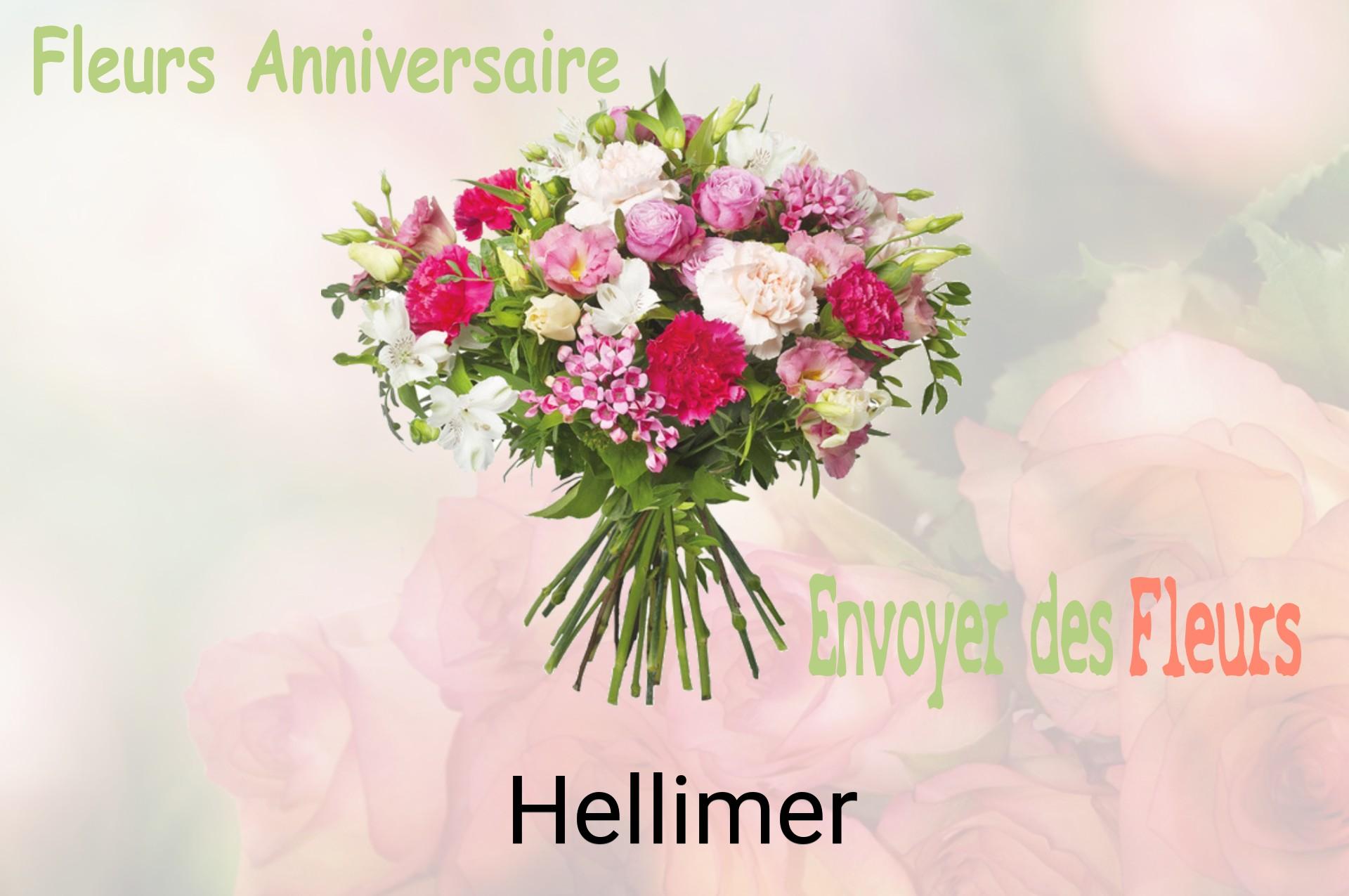 Bouquet de fleurs d’anniversaire livré à Hellimer